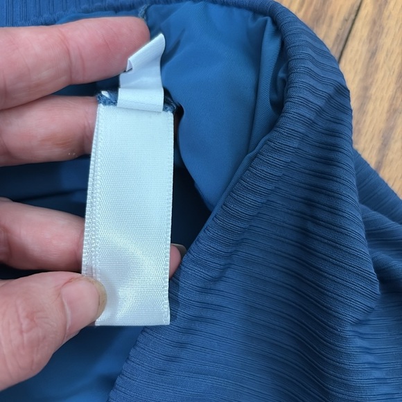 Andie Bonita Bikini Set Ribbed Bijou Blue size Small NWOT - Picture 4 of 11